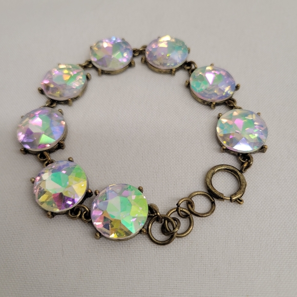 AB Rhinestone Bracelet - Picture 1 of 4